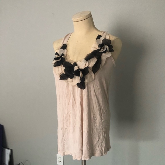 Nude floral top - Picture 4 of 8